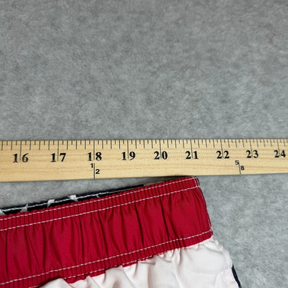 George Mens 2XL American Flag Stars Stripes Swim Trunks Board Shorts Patriotic - Picture 8 of 9